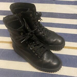 Clarks Women's Black Leather Shoes